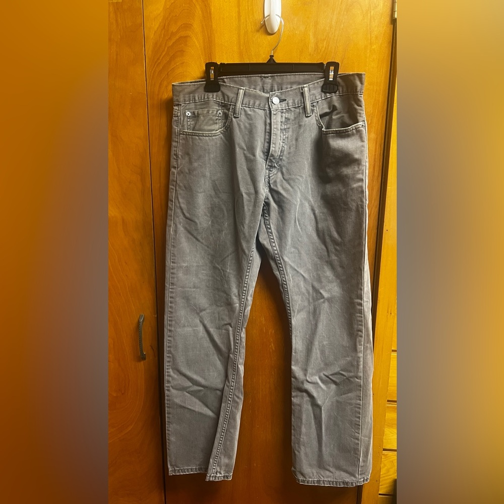 Levi's Men's Straight Gray Jeans